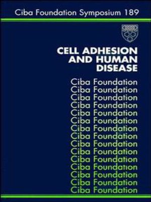 cover image of Cell Adhesion and Human Disease